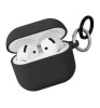 Чехол силиконовый VLP Charm Case Soft Touch для Apple AirPods 4 Dark Black