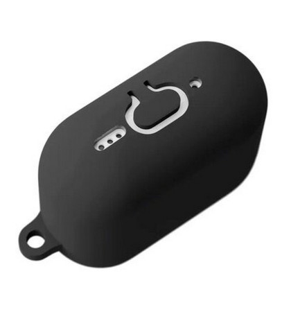 Чехол силиконовый VLP Charm Case Soft Touch для Apple AirPods 4 Dark Black