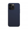 Чехол-накладка VLP Silicone Case with MagSafe для смартфона Apple iPhone 14 Pro Dark Blue