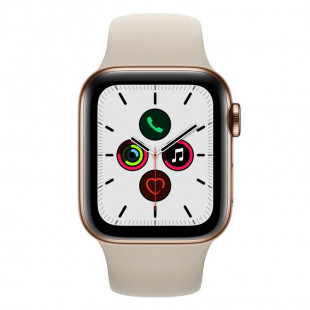 Умные часы Apple Watch SE 40mm Aluminum Case with Sport Band LTE Gol..