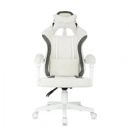 Кресло игровое Knight Wolf WH White