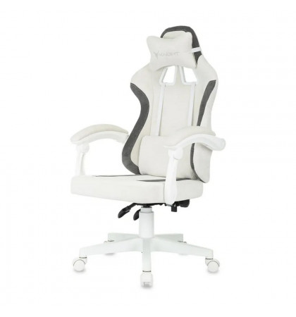 Кресло игровое Knight Wolf WH White
