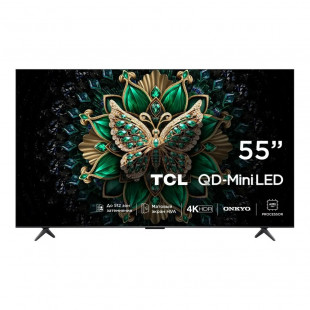 55" Телевизор TCL 55C6K Black