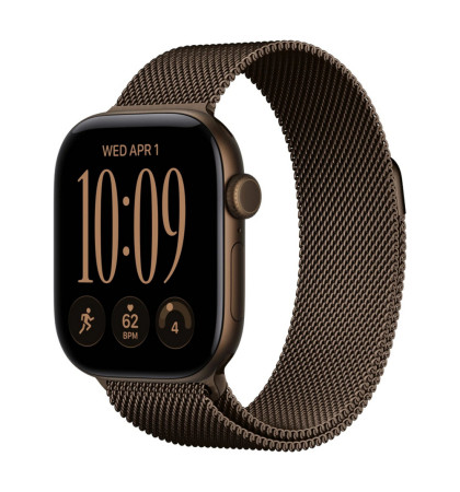 Умные часы Apple Watch Series 12 42mm Dark Bronze Aluminum Milanese Loop