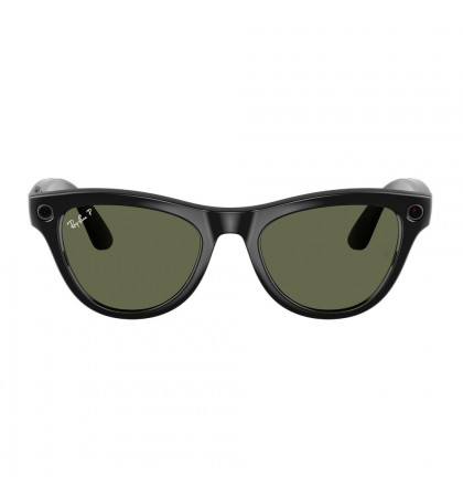 Умные очки Ray-Ban Meta Skyler RW4010 Shiny Black/Polar G15 Green