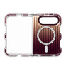 Чехол-накладка VLP Pulse Case с MagSafe для iPhone Duo Burgundy 