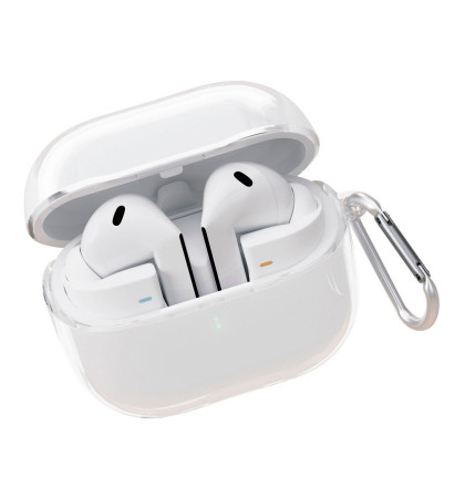 Чехол силиконовый VLP Charm Case для Samsung Buds 3/ 3 Pro Transparent