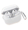 Чехол силиконовый VLP Charm Case для Samsung Buds 3/ 3 Pro Transparent