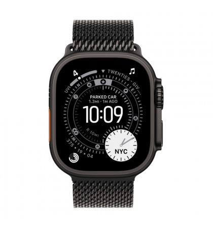 Умные часы Apple Watch Ultra 3 49mm Titanium Case with Milanese Loop L Black