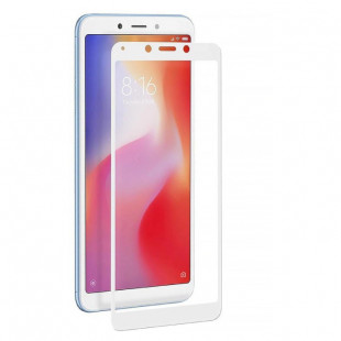 Защитная стеклопленка 3D Full Glue (Redmi 6/6A) White