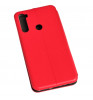 Книжка силиконовая основа боковая (Xiaomi Redmi Note 8T) Красная