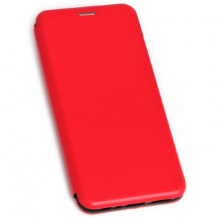 Книжка силиконовая основа боковая (Xiaomi Redmi Note 8T) Красная