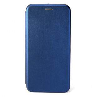 Книжка силиконовая основа боковая (Xiaomi Redmi Note 8T) Синяя