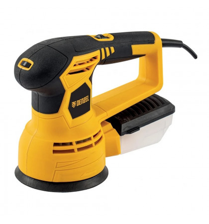 Эксцентриковая шлифмашина Denzel OS-125 Orange/Black