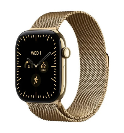 Умные часы Apple Watch Series 12 46mm Wi-Fi + Cellular Titanium Case M/L Gold