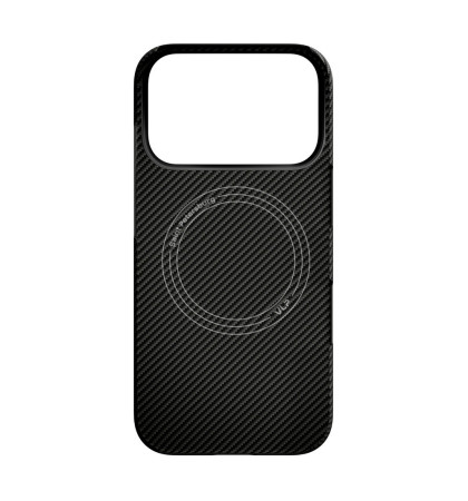 Чехол-накладка VLP Kevlar Case with MagSafe для смартфона Apple iPhone 18 Pro Black