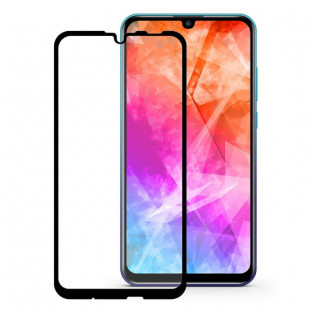 Защитная стеклопленка 5D Full Glue (Huawei P Smart 2019) Черная