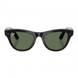 Умные очки Ray-Ban Meta Skyler (Gen 2) RW4014 Shiny Black/G15 Green