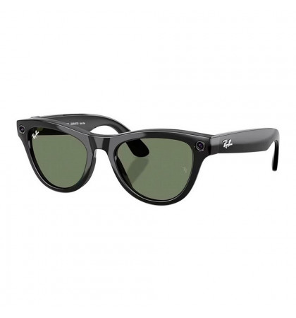 Умные очки Ray-Ban Meta Skyler (Gen 2) RW4014 Shiny Black/G15 Green
