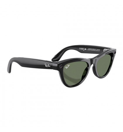 Умные очки Ray-Ban Meta Skyler (Gen 2) RW4014 Shiny Black/G15 Green