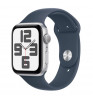 Умные часы Apple Watch SE 40mm Aluminum Case with Sport Band Silver/Blue