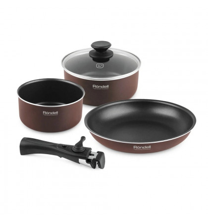 Набор посуды Rondell Kortado RDA-1012 Brown