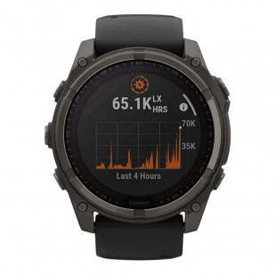 Умные часы Garmin Fenix 8 51mm Solar Sapphire DLC Titanium Carbon Gray