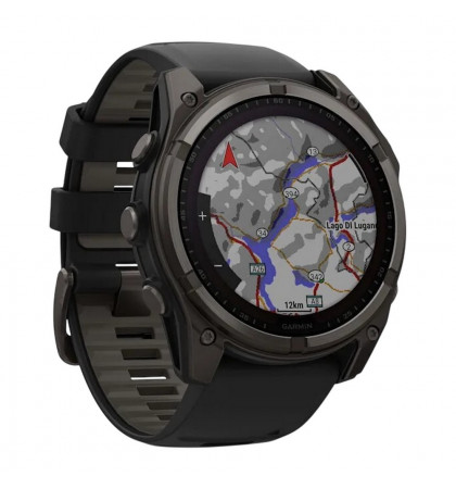 Умные часы Garmin Fenix 8 51mm Solar Sapphire DLC Titanium Carbon Gray