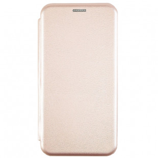 Книжка силиконовая основа боковая (Samsung Galaxy M21) Золотая