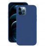 Накладка Soft Touch (iPhone 12 Pro Max) Темно-синий