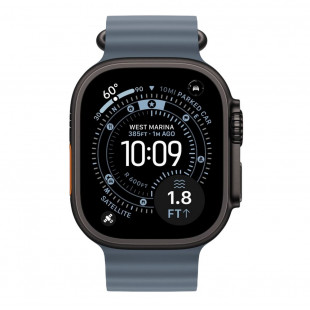 Умные часы Apple Watch Ultra 3 49mm Titanium Case with Ocean Band Black/Anchor Blue