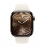 Умные часы Apple Watch Series 10 46mm Titanium Case with Sport Band S/M Gold/Starlight