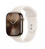 Умные часы Apple Watch Series 10 46mm Titanium Case with Sport Band S/M Gold/Starlight