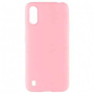 Накладка силиконовая TPU (Samsung Galaxy A01 2020) Pink