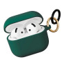 Чехол силиконовый VLP Charm Case Soft Touch для Apple AirPods 4 Dark Green