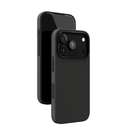 Чехол-накладка VLP Kevlar Hybrid Case with MagSafe для Apple iPhone 18 Pro Max Black
