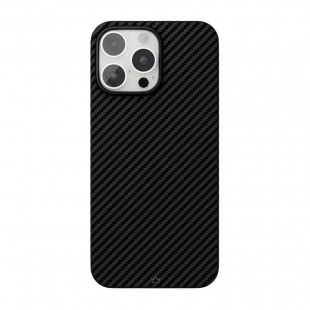 Чехол-накладка VLP Kevlar Сase with MagSafe для смартфона iPhone 16 Pro Black