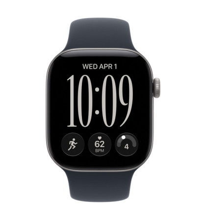 Умные часы Apple Watch Series 12 42mm Aluminium Case with Sport Band S/M Space Gray/Navy Blue