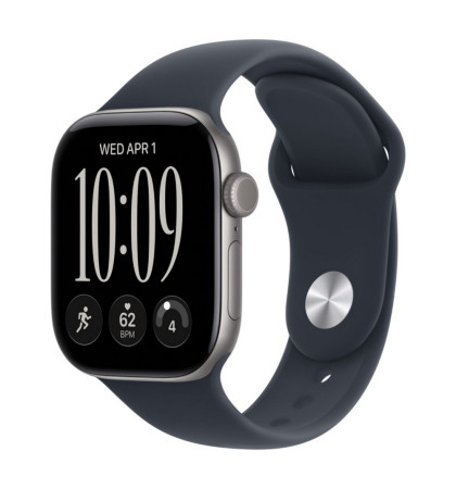 Умные часы Apple Watch Series 12 42mm Aluminium Case with Sport Band S/M Space Gray/Navy Blue
