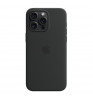 Чехол-накладка Apple Silicone Case with MagSafe для смартфона Apple iPhone 15 Pro Max Black