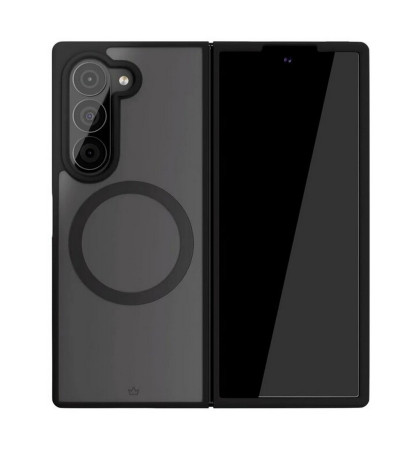 Чехол-накладка VLP Moon Сase MagSafe для смартфона Samsung Galaxy Z Fold 6 Black