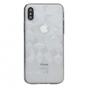 Накладка силиконовая Diamond (iPhone X) Clear