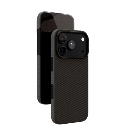 Чехол-накладка VLP Kevlar Case with MagSafe для смартфона Apple iPhone 18 Pro Max Black