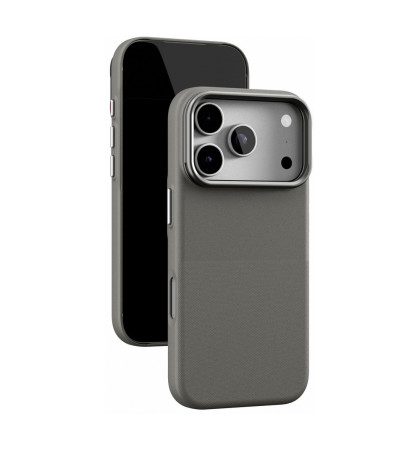 Чехол-накладка VLP Stone Case with MagSafe для Apple iPhone 18 Pro Gray