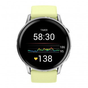 Умные часы Garmin Venu 4 45mm Silver/Citron Silicone