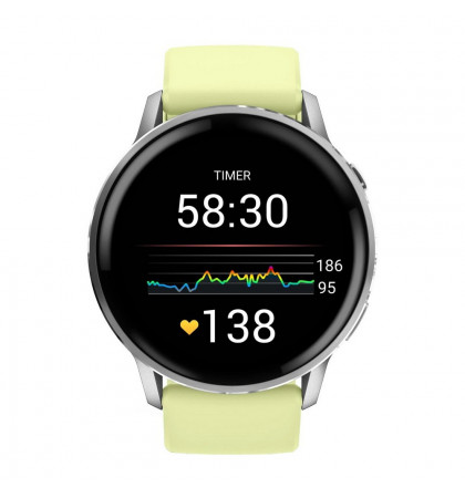 Умные часы Garmin Venu 4 45mm Silver/Citron Silicone