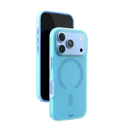 Чехол-накладка VLP Sorbet Case с MagSafe для iPhone 18 Pro Max Blue