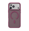 Чехол-накладка VLP Lite Bloom Case with MagSafe для Apple iPhone 18 Pro Max Dark Cherry