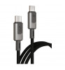 Дата-кабель VLP Force Line 100W USB-C + USB-C, 1.2m Black