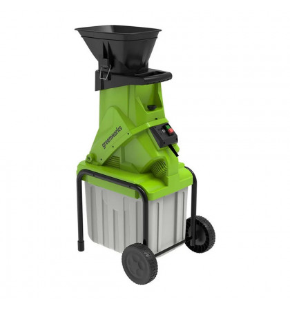 Садовый измельчитель Greenworks GACSB Green